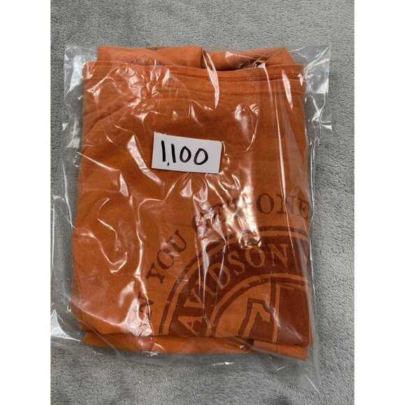 Harley-Davidson Orange Sleeveless Tee Men's Large "Life Begins When You Get One" - Picture 12 of 12